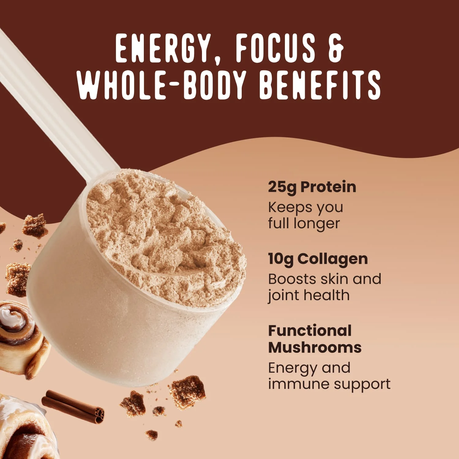 Cinnamon Roll Protein Smoothie - Image 3