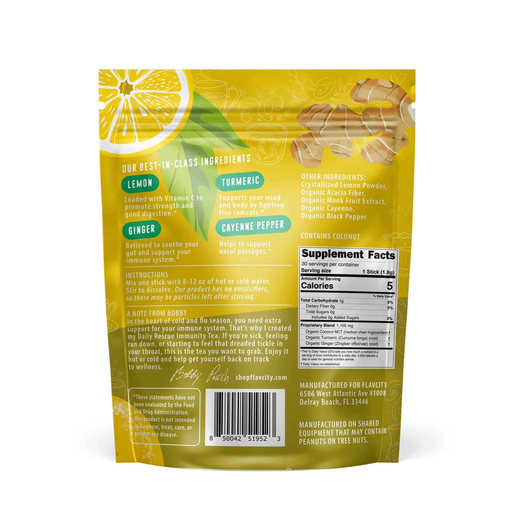 Immunity Tea - Lemon Ginger - Image 3