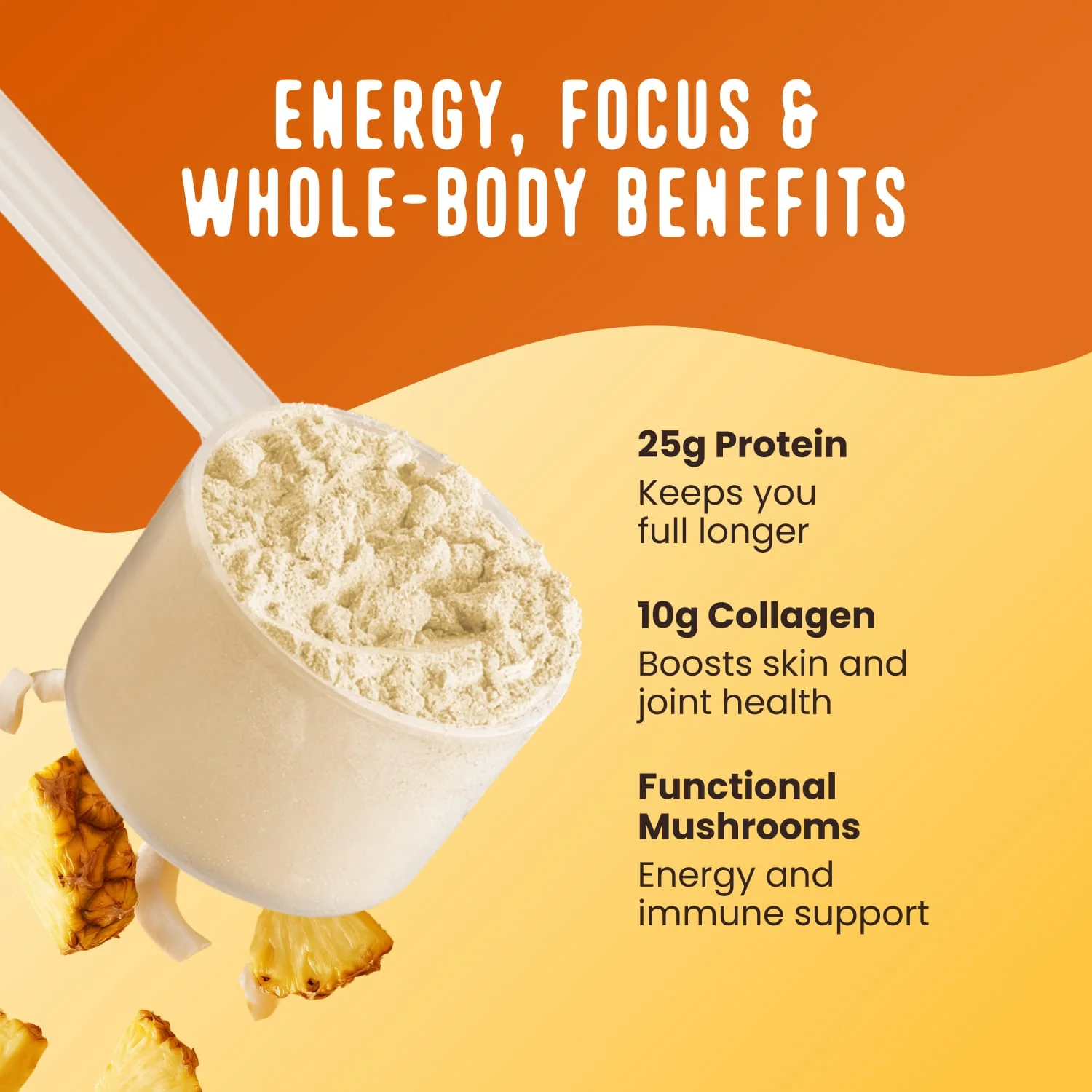 Pineapple Coconut Protein Smoothie - Image 3