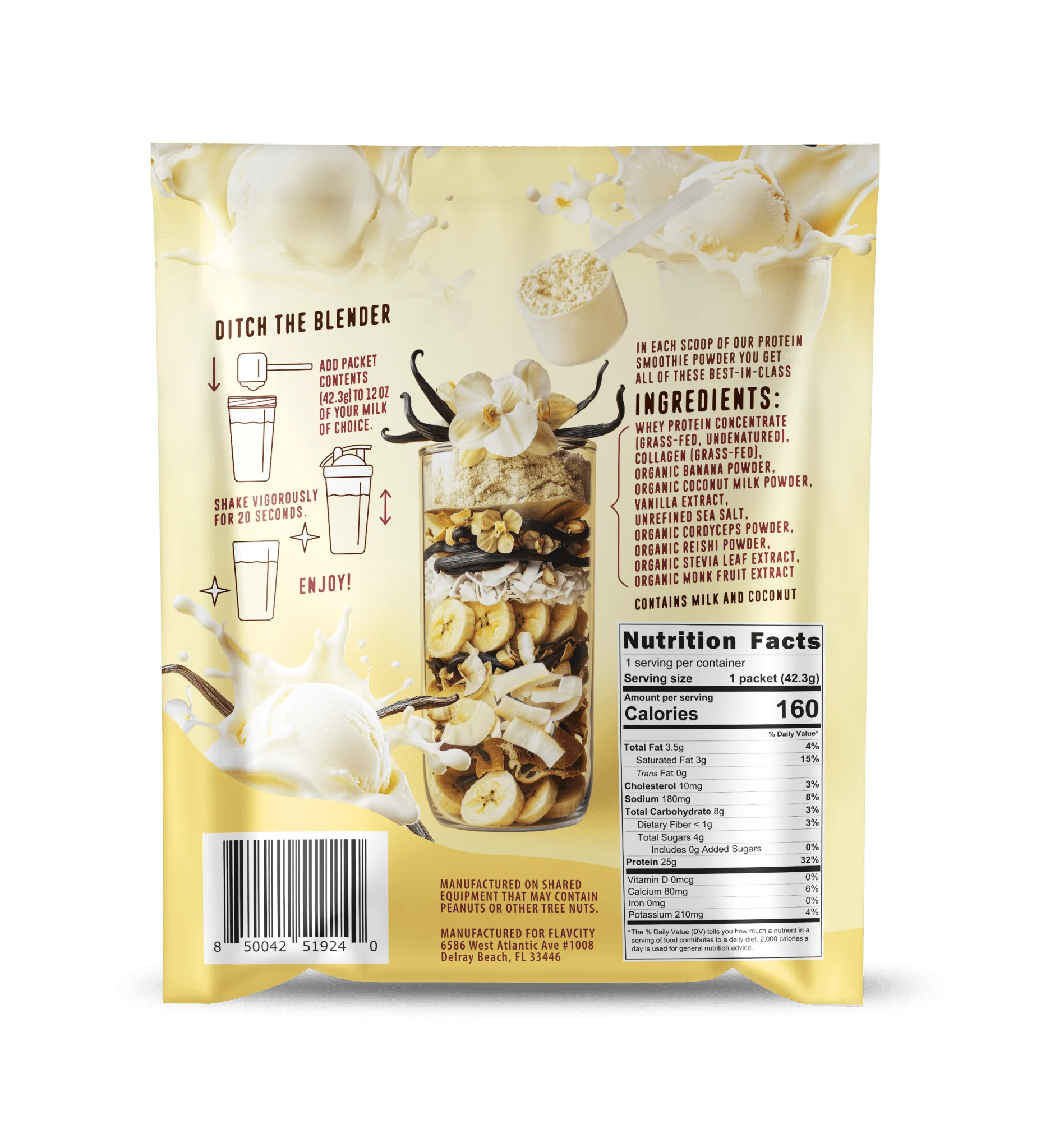 Protein Smoothie Single-Serve Vanilla Cream - Image 2